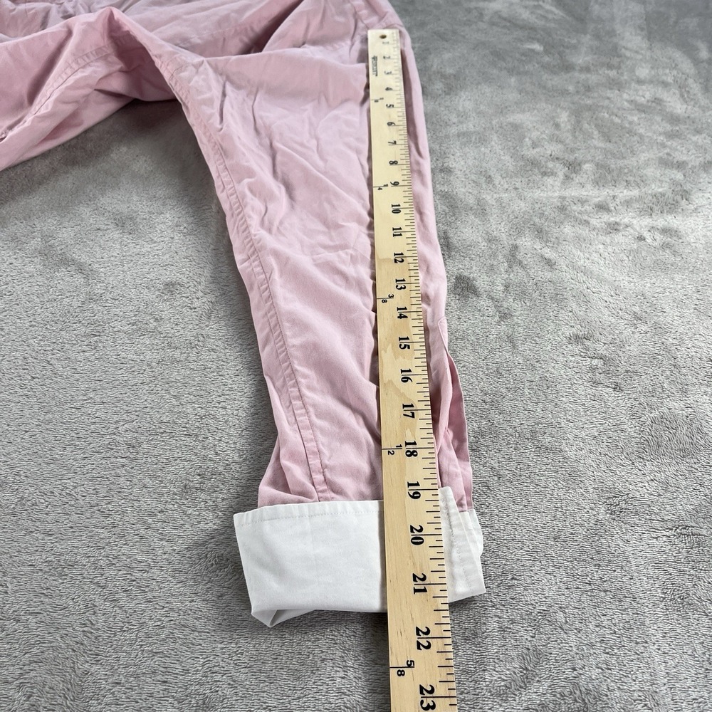 Vintage Y2K Lauren Ralph Lauren Button Down Shirt 10 Pink Contrast Old Money - Picture 12 of 13